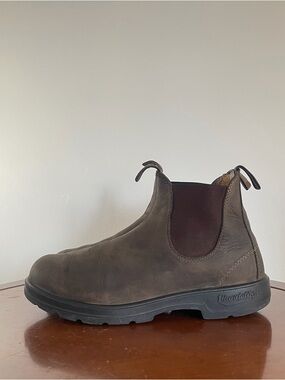 Blundstone Men’s 585 Classic Rustic Brown Leather Chelsea Boots | AU 9